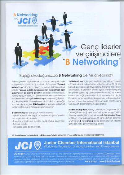 Genç Liderler ve Girişimcilere B Networking.